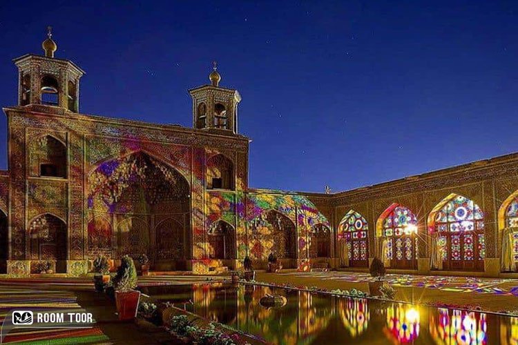  جاذبه‌های تاریخی شهر شیراز در شب
