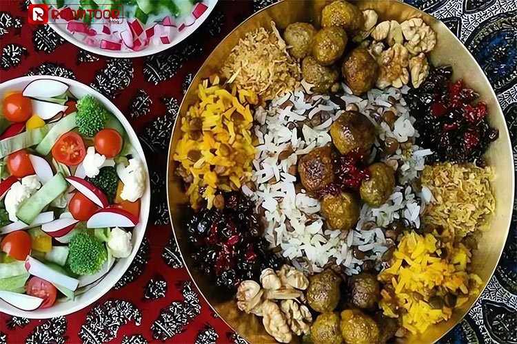 پلو ماش و قمری غذای سنتی اصفهان