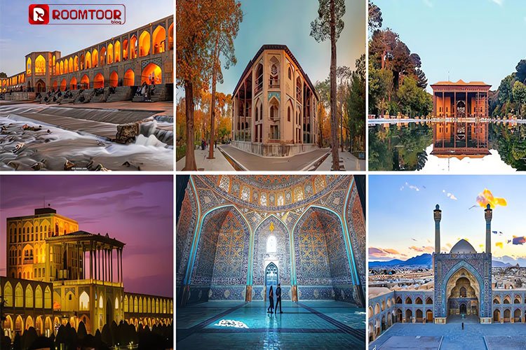 40 تا از معروفترین جاهای دیدنی اصفهان با لوکیشن و عکس